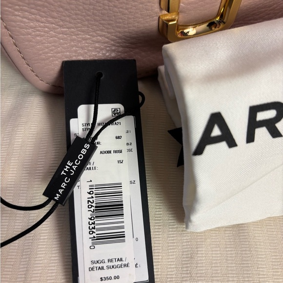 Marc Jacobs Blush Pink The Glam Shot 17 Crossbody  Bag - Picture 10 of 12